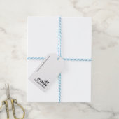 雪を降らせろダックスフント！クリスマスパーソナライズされた ギフトタグ (より糸付き)