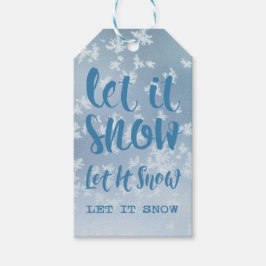 雪を降らせろ雪を降らせろ！ ギフトタグ