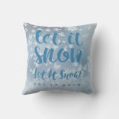 雪を降らせろ雪を降らせろ！ クッション (裏面)