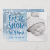 雪を降らせろ雪を降らせろ!フォトカード シーズンカード (正面/裏面)