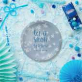 雪を降らせろ雪を降らせろ！ ペーパープレート (パーティー)