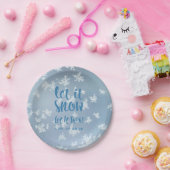 雪を降らせろ雪を降らせろ！ ペーパープレート (パーティー)