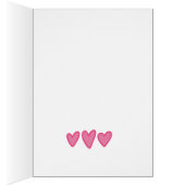 雪を降らせろ |かわいいペンギンのクリスマスカード (内側 (右))