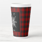 雪を降らせろ カフェラテマグ (正面)