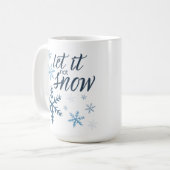 雪を降らせろ コーヒーマグカップ (正面左)