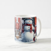 雪を降らせろ コーヒーマグカップ (正面右)