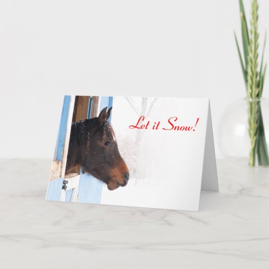 雪を降らせろ！ シーズンカード (正面)