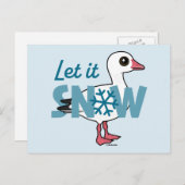 雪を降らせろ！ シーズンポストカード (正面/裏面)