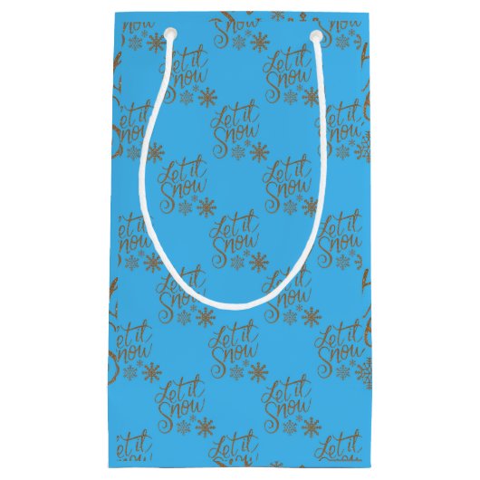 「雪を降らせろ」 スモールペーパーバッグ (正面)