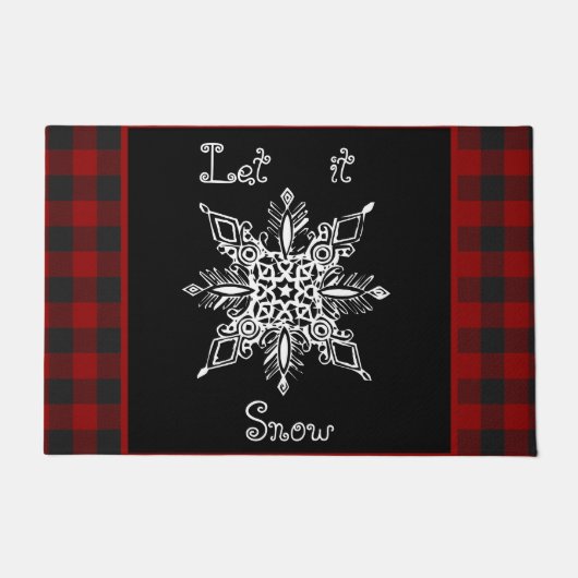 雪を降らせろ ドアマット (正面)