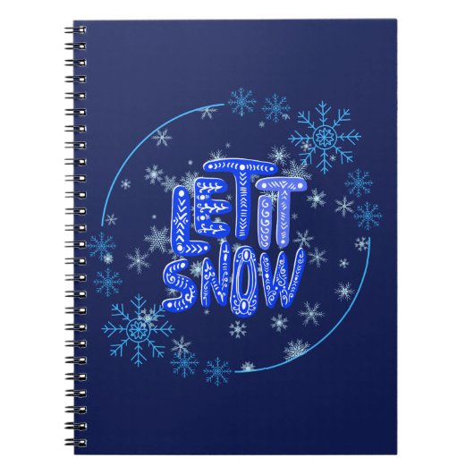 雪を降らせろ… ノートブック (正面)