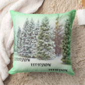 雪を降らせろ！フェスティバルの木の精神 クッション (ブランケット)