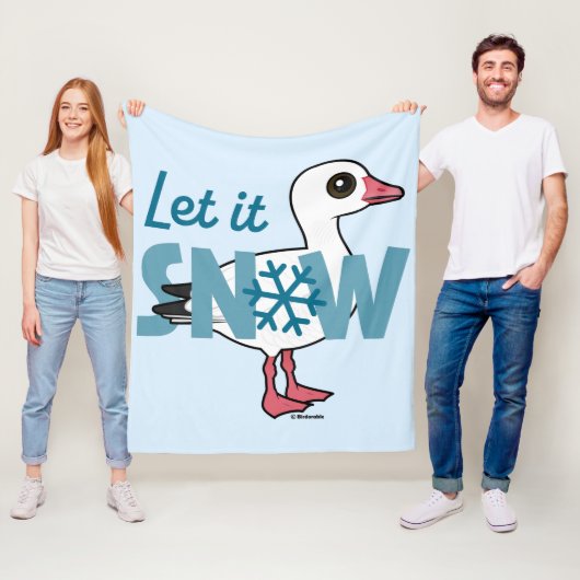 雪を降らせろ！ フリースブランケット (インサイチュ)