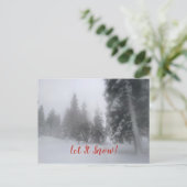 雪を降らせろ! ポストカード (スタンド正面)