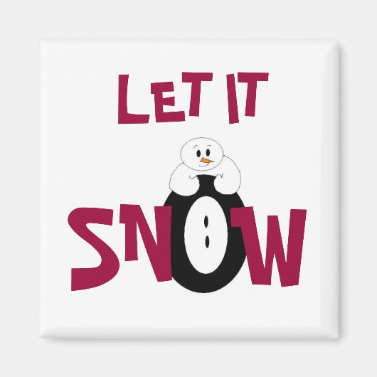 雪を降らせろ… マグネット (正面)