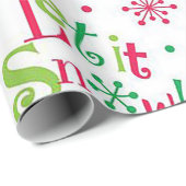 「雪を降らせろ」 ラッピングペーパー (ロールコーナー)