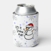 雪を降らせろ 缶クーラー (缶正面)