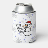 雪を降らせろ 缶クーラー (缶裏面)