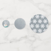 雪を降らせろ！雪だるま コンフェッティ (裏面)