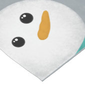 雪を降らせろ!雪だるま ショートテーブルランナー (コーナー)