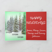 雪を降らせろ!雪を降らせろ!雪を降らせろ!4枚 シーズンカード (内部)