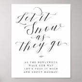 雪を降ろして看板を結婚はねる ポスター (正面)