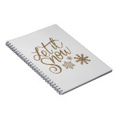 雪を降ろす ノートブック (右側)