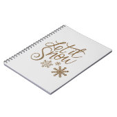 雪を降ろす ノートブック (左側)