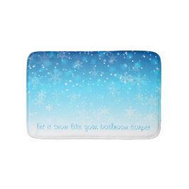 雪を降ろす バスマット