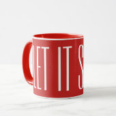 雪を降ろす | マグカップ (正面左)