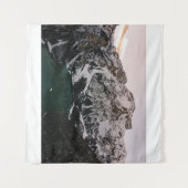 雪を頂いた山々 タペストリー (正面(横))