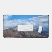 雪を頂くワイルダネスマウンテン デスクマット (キーボード&マウス)