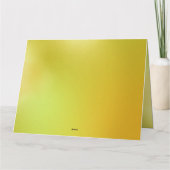 雪を麻の葉文様で描いた二つ折りクリスマスカード カード (Frohe Weihnachten) (裏面)