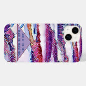 雪アルプス 誕生日 山を目指せ Case-Mate iPhoneケース (裏面 (横))