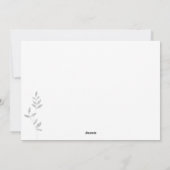 雪エレガントユニーク夜自然グリッター雪 シーズンカード (裏面)