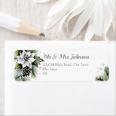 雪エレガント松 ラベル (インサイチュ)