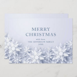 雪エレガント片のクリスマス シーズンカード