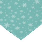 雪エレガント片オンティール（緑がかった色） テーブルクロス (アングル)