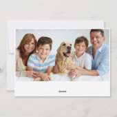 雪エレガント片クリスマスツリー挨拶2 PHOTO シーズンカード (裏面)