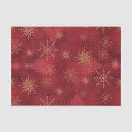 雪エレガント片クリスマスレッドローズ金ゴールド冬 薄葉紙
