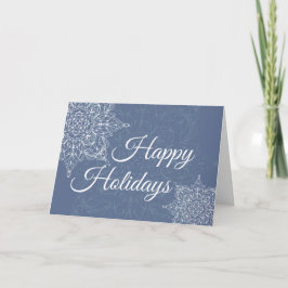 雪エレガント片デザイン シーズンカード