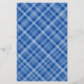 雪エレガント片プレイドブルー結婚式招待状 (裏面)