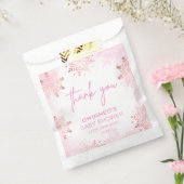 雪エレガント片ベビーシャワー フェイバーバッグ (封をした状態)