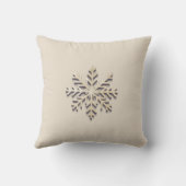 雪エレガント片状枕 クッション (裏面)