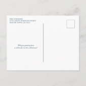 雪エレガント航海の片と要素の写真 シーズンポストカード (裏面)