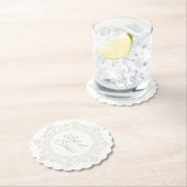 雪エレガント華美片 | 雪を降らせろ ペーパーコースター (インサイチュ)