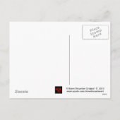 雪エンジェルクリスマスポストカード シーズンポストカード (裏面)