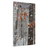 雪オークツリーズ冬の自然写真 クリップボード (右)