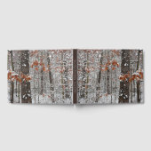 雪オークツリーズ冬の自然写真 ゲストブック (全面)