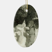 雪オーナメント セラミックオーナメント (右)